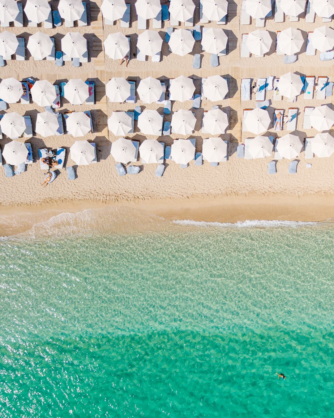 Lichnos beach aerial
